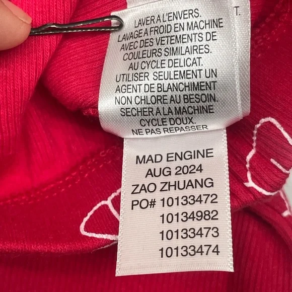 Bluey Red Baby Sweatshirt and matching pants (bell bottoms) baby girl 12M - Picture 9 of 11